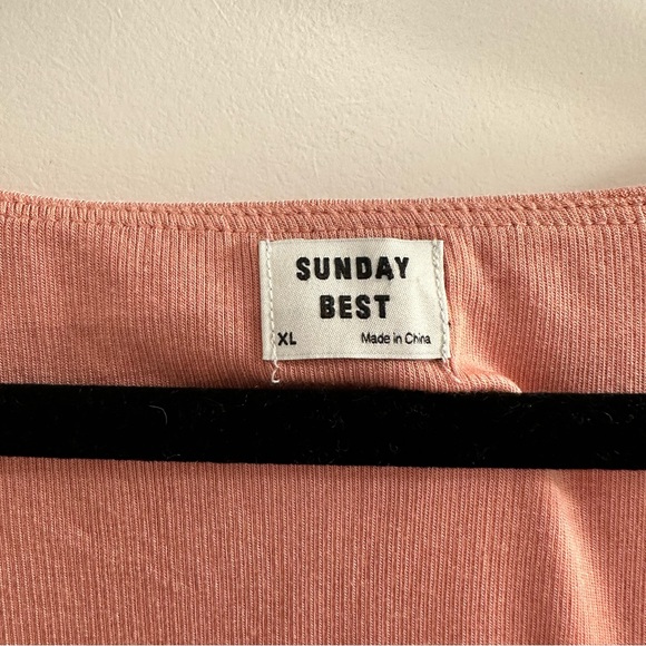 Aritzia Sunday Best Lula Long Sleeve Top Size XL - Picture 3 of 8